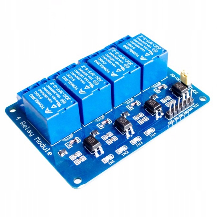 Modul releu, Modulosy, 4 canale 5V 10A AVR ARM ARDUINO