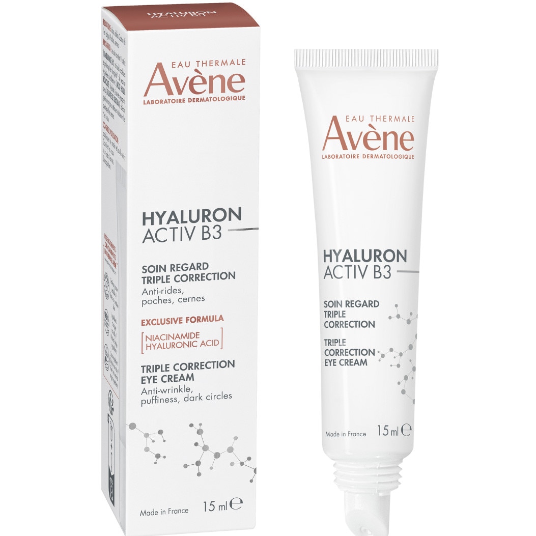Crema de ochi cu tripla corectie Avene Hyaluron Activ B3, 15 ml