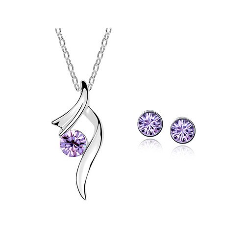Set bijuterii Light Purple Serpentine