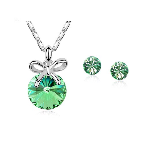 Set bijuterii Little Bow Peridot
