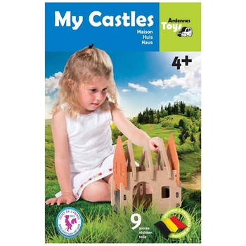 Joc constructie din lemn Casa din Sat Joc constructie din lemn Casa din Sat