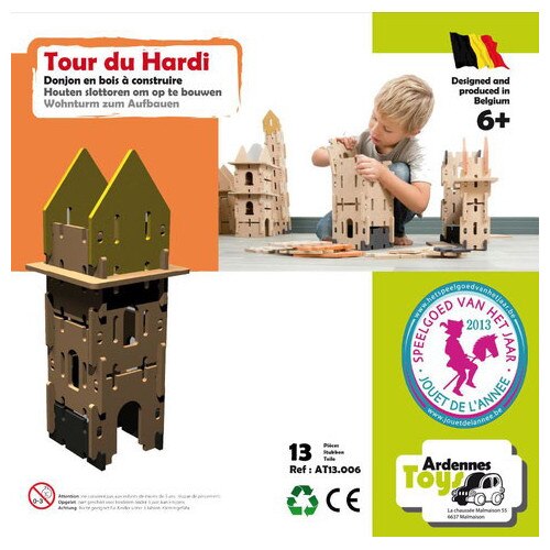 Joc constructie Turnul Hardi, extensie castel medieval