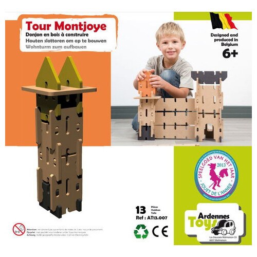 Joc constructie Turnul Montjoye, extensie castel medieval