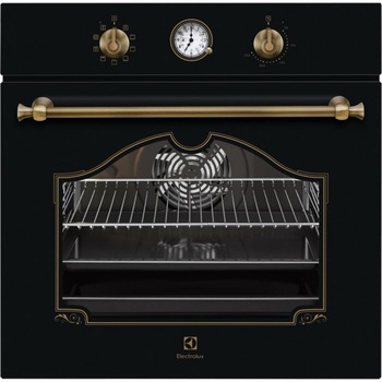 Cuptor incorporabil rustic Electrolux EOA5220AOR, Electric, Multifunctional, 72 l, 9 functii, Autocuratare catalitica, Clasa A, Negru Cuptor incorporabil rustic Electrolux EOA5220AOR, Electric, Multifunctional, 72 l, 9 functii, Autocuratare catalitica, Clasa A, Negru