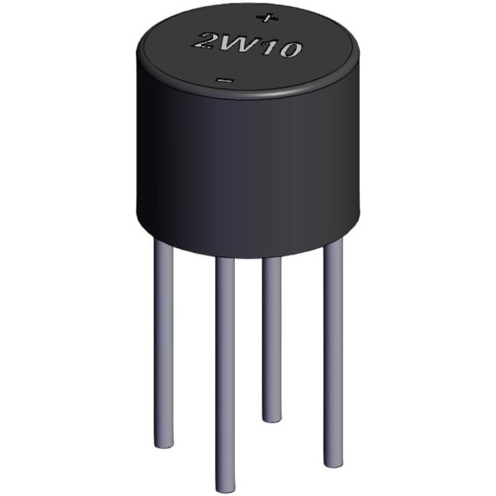 Punte redresoare, 2W10, 2A, 1000V, 2 buc