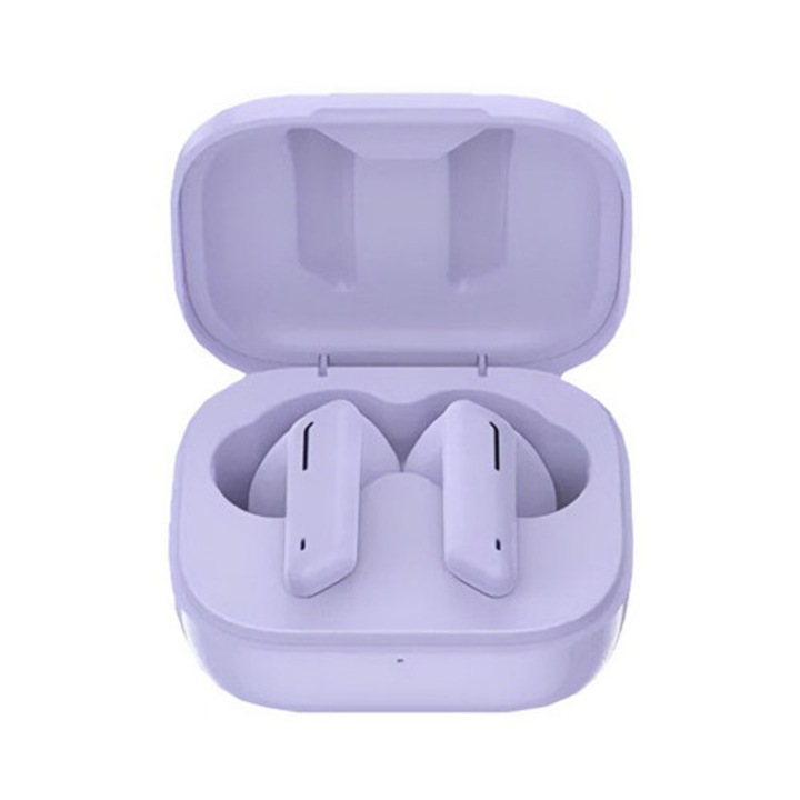 Awei t36 bluetooth fülhallgató sztereo, v5.1, tws, aktív zajszűrő, vízálló + töltőtok, lila