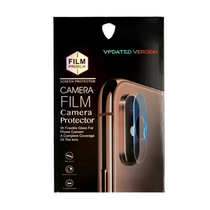 Samsung Galaxy A03s (SM-A037F) / Galaxy A02s (SM-A025F) Gigapack kameravédő üveg (karcálló, 0.3mm, 9h, nem íves) átlátszó, gyártói csomagolás