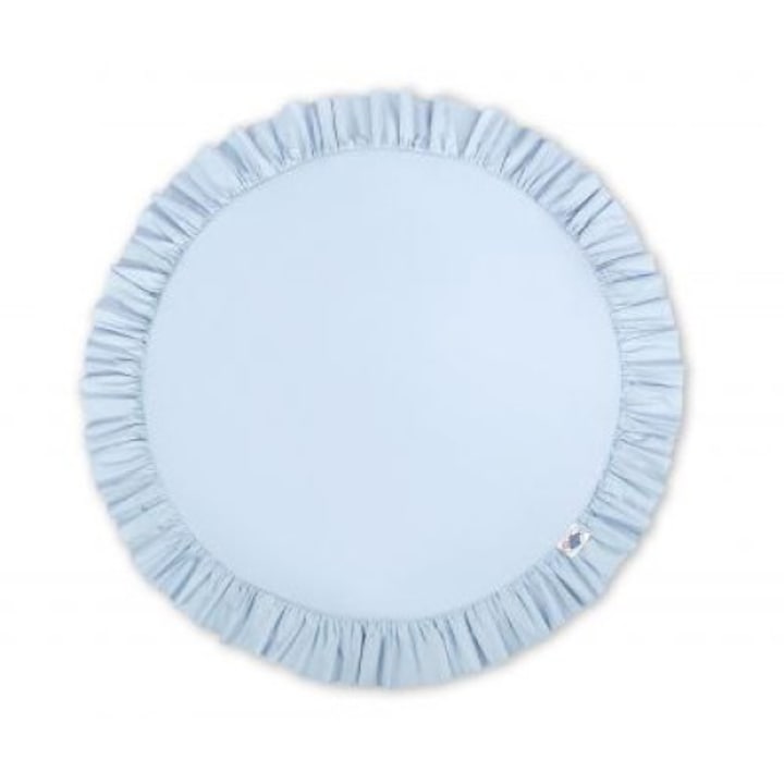 Covoras de joaca cu volan, My Sweet Baby, Bumbac, Albastru