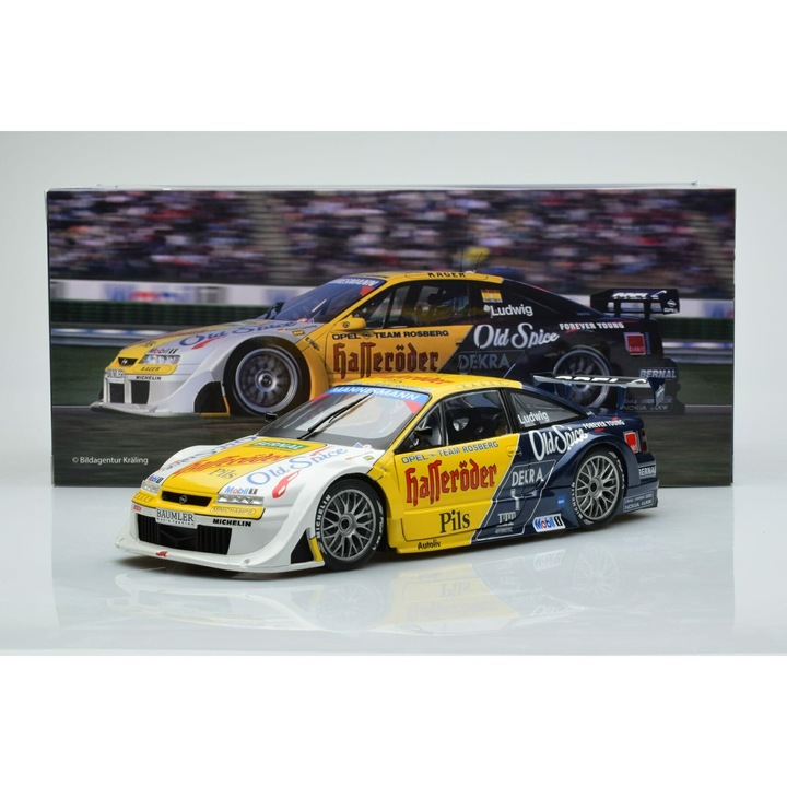 Modelautó, Werk83, Opel Calibra V6 4x4, Fém, Többszínű