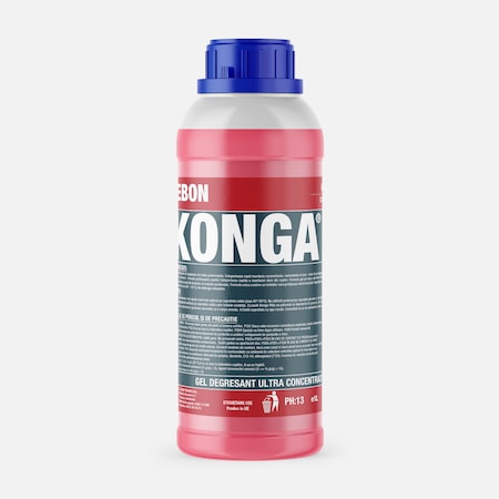 Gel degresant pentru Plite, Cuptoare si Grasimi Arse, 1L, Uz Profesional cu dilutie 1:10
