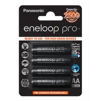 Acumulatori Panasonic Eneloop Pro AA, 2500mAh, blister 4 bucati