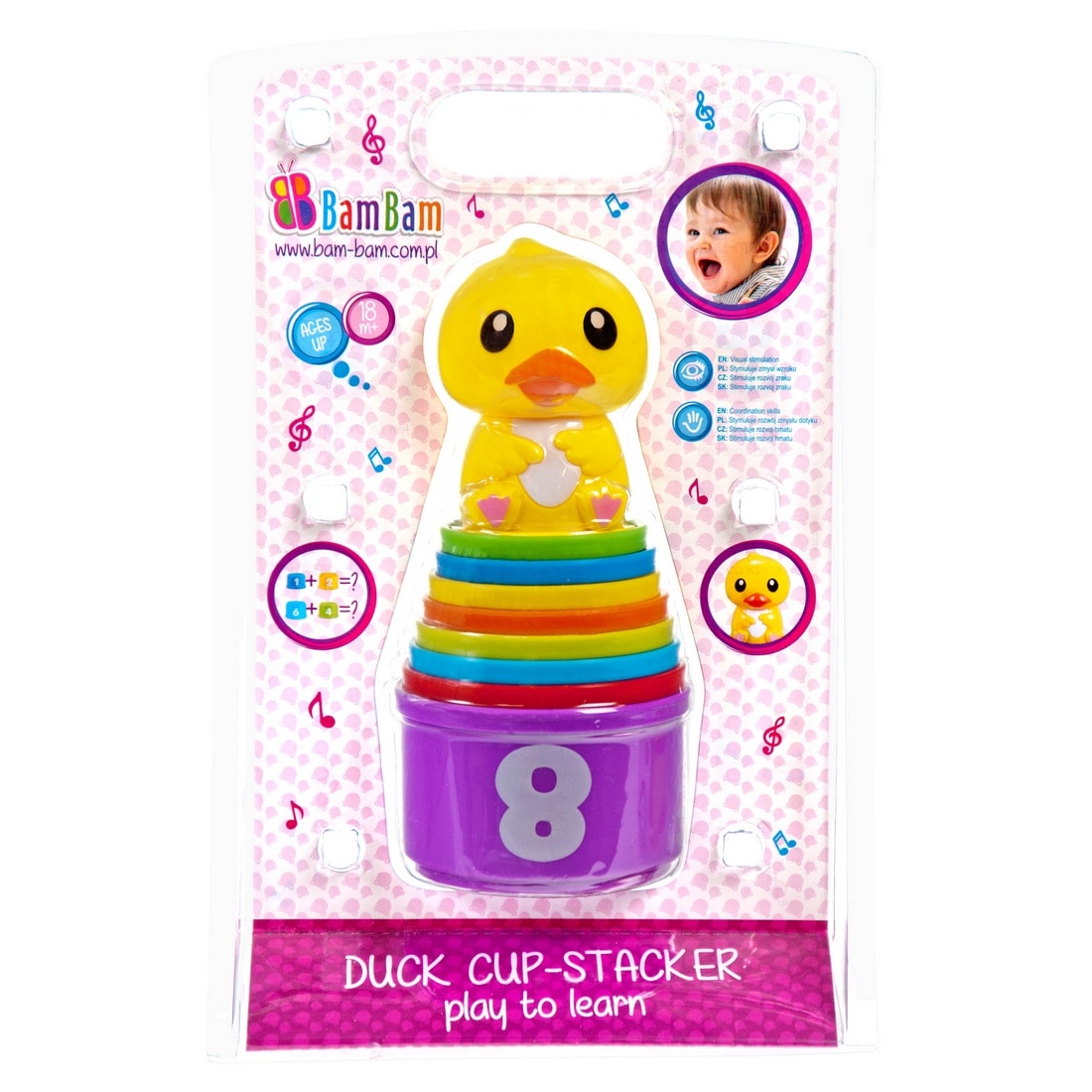 Jucarie bebelusi BamBam, Cupe educationale