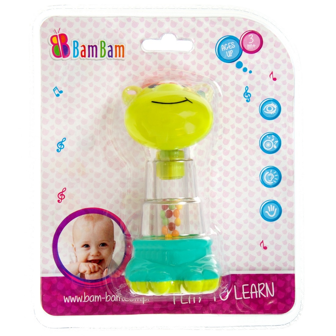 Jucarie zornaitoare BamBam, Girafa