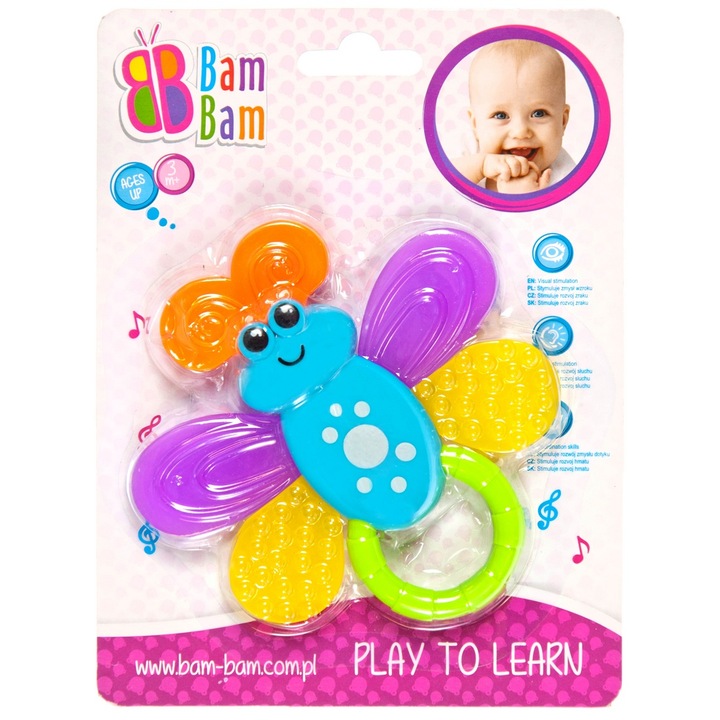 Jucarie zornaitoare BamBam, Fluture