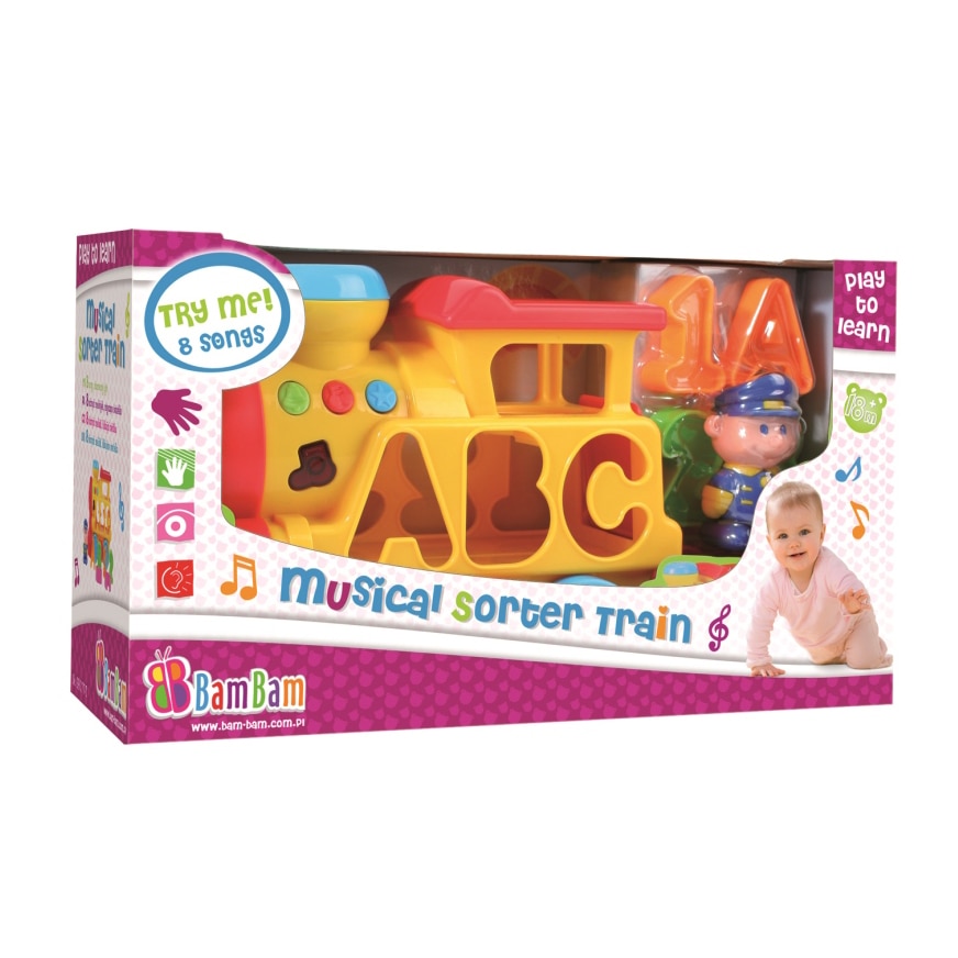 Jucarie sortare BamBam - Trenuletul muzical