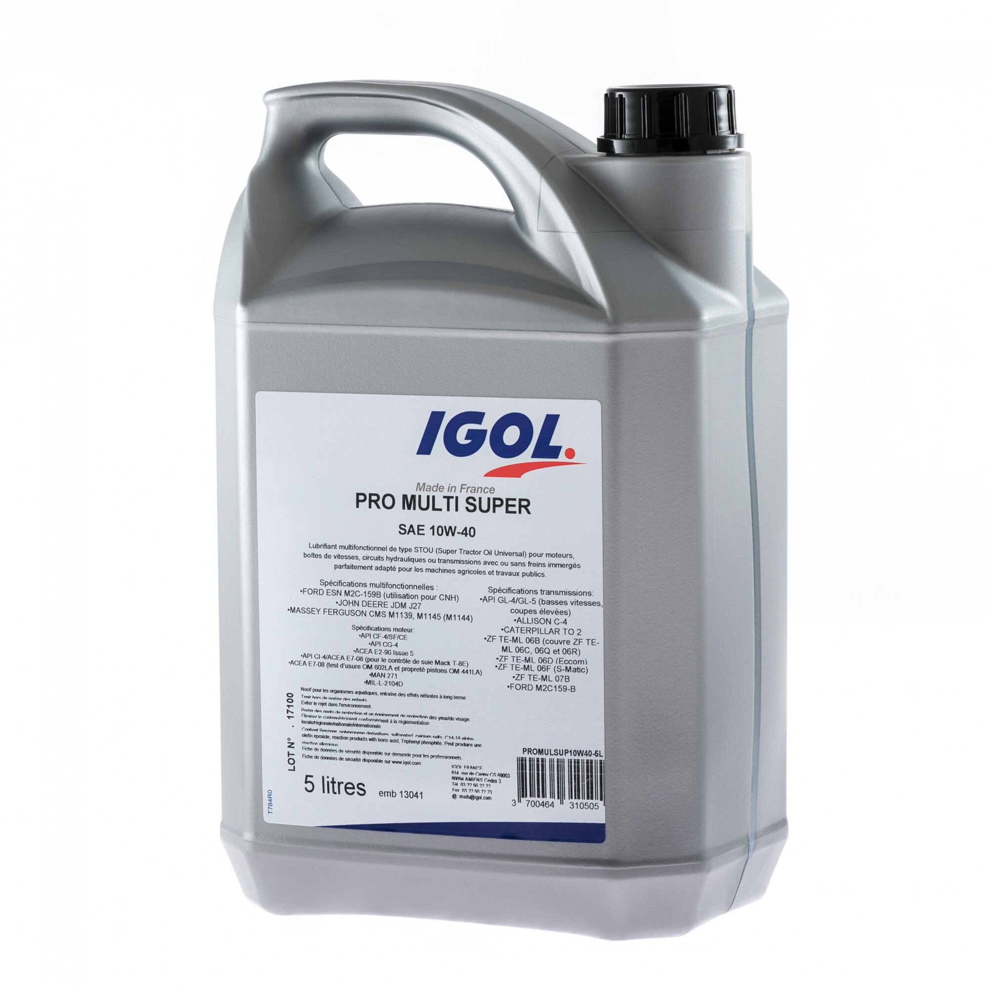 Ulei multifunctional S.T.O.U.- IGOL PRO MULTI SUPER 10W-40, 5L