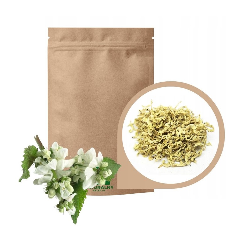 Floare De Urzica Moarta Alba, Agrest, 50 g, Intreg, Uscat, 100% Natural, Ambalaj Doypack, Utilizata Traditional In Fitoterapie, Gust Si Aroma Blanda, Suport Pentru Organism