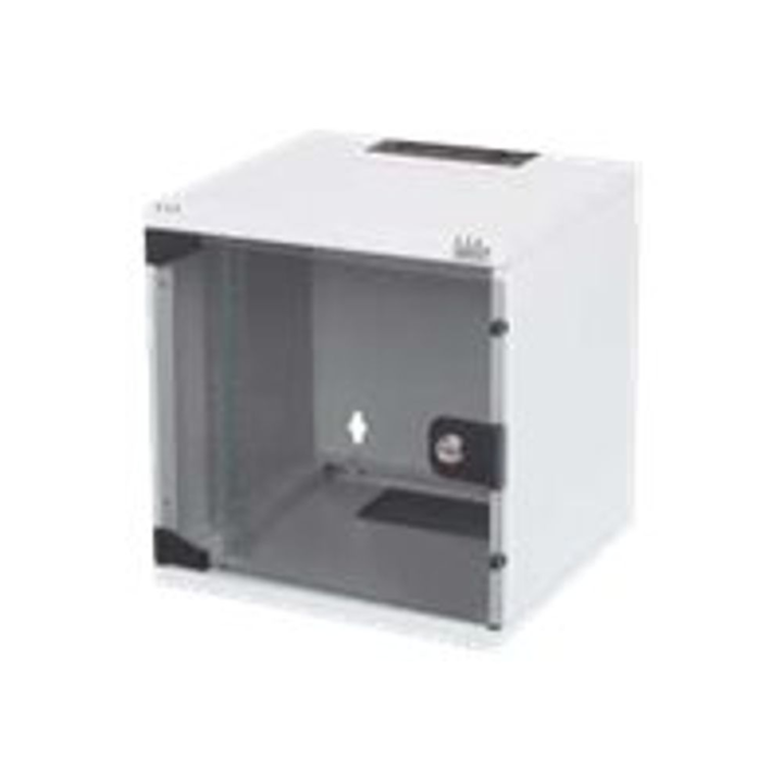 DIGITUS 19" 6U 330x312x300 fekete fali rack szekrény (DN-10-06U-B)