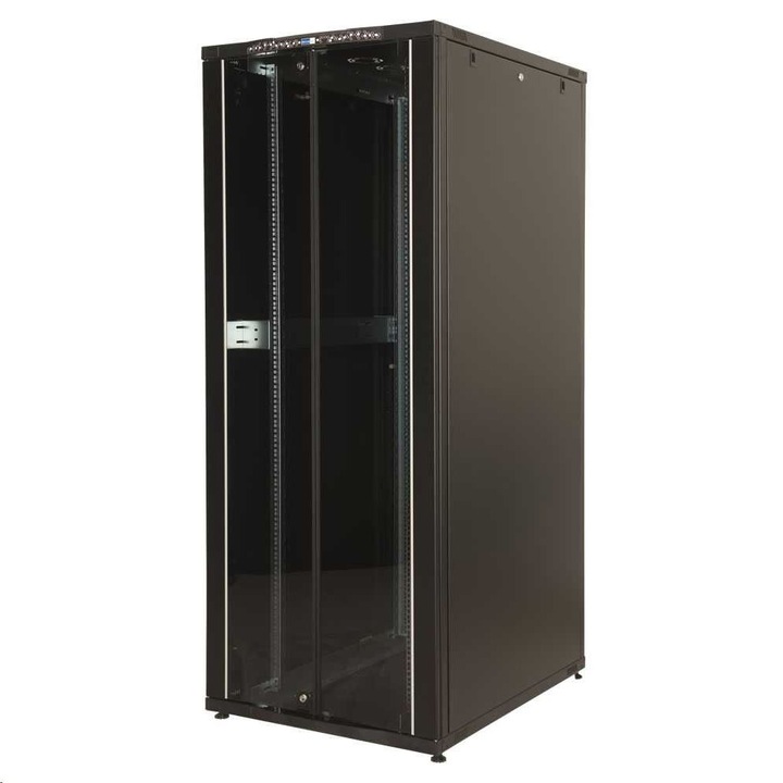 Lande CK 42U 19" rack szekrény fekete (LN-CK42U6060-BL) (LN-CK42U6060-BL)