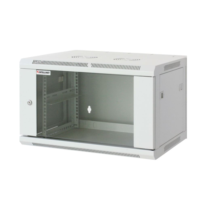Intellinet 12U 19" fali rack szekrény 600x600 szürke (711913) (in-711913)