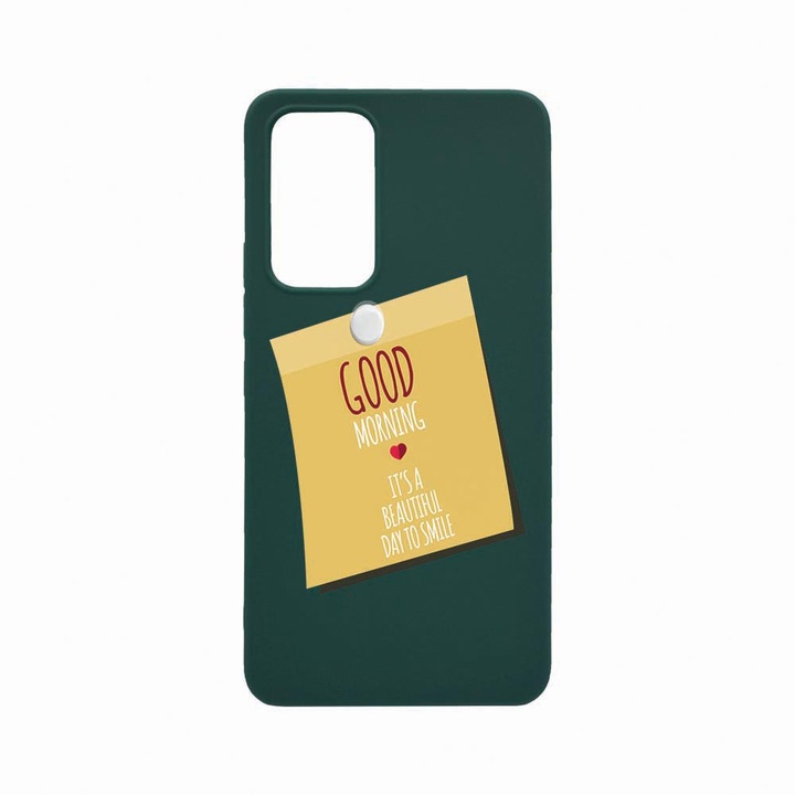 Szilikon védőtok, Motorola Moto E22 / E22i, Good Morning Sticker, FG 48