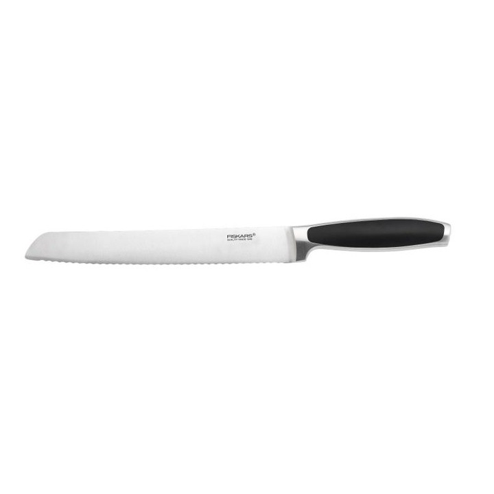 Cutit de patiserie Royal, Fiskars, Otel inoxidabil/Plastic, 23 cm, Negru