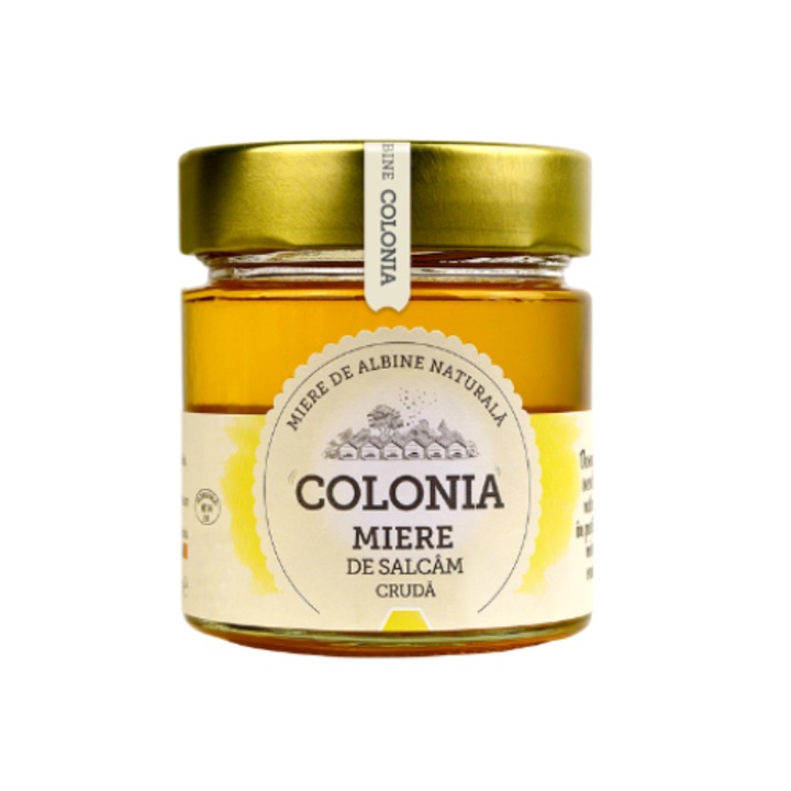 Miere de Salcam cruda Bio, Colonia, 270 g