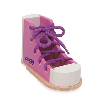 Joc de coordonare - Invata sa legi siretul roz Joc de coordonare - Invata sa legi siretul roz