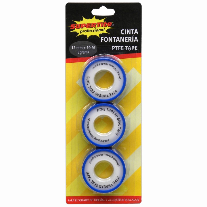 3 db Supertite nem tapadó szigetelőszalag készlet, 12 mm x 11 m, kék