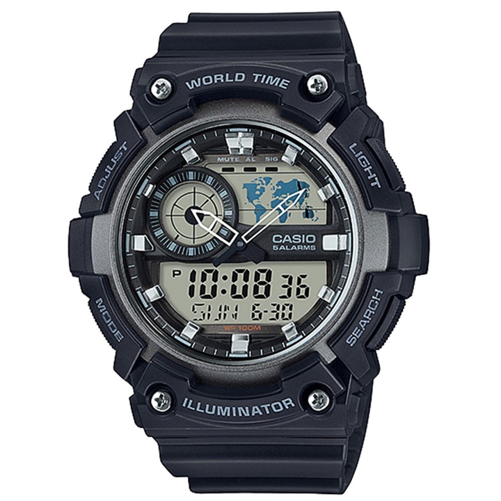 Мъжки часовник Casio Analog-Digital AEQ-200W-1AVDF