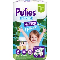 Scutece Pufies Fashion & Nature , Marimea 6, 13+ kg, 42 buc, Maxi Pack