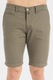 Pierre Cardin, Pantaloni scurti din amestec de in, Verde masliniu