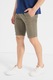 Pierre Cardin, Pantaloni scurti din amestec de in, Verde masliniu