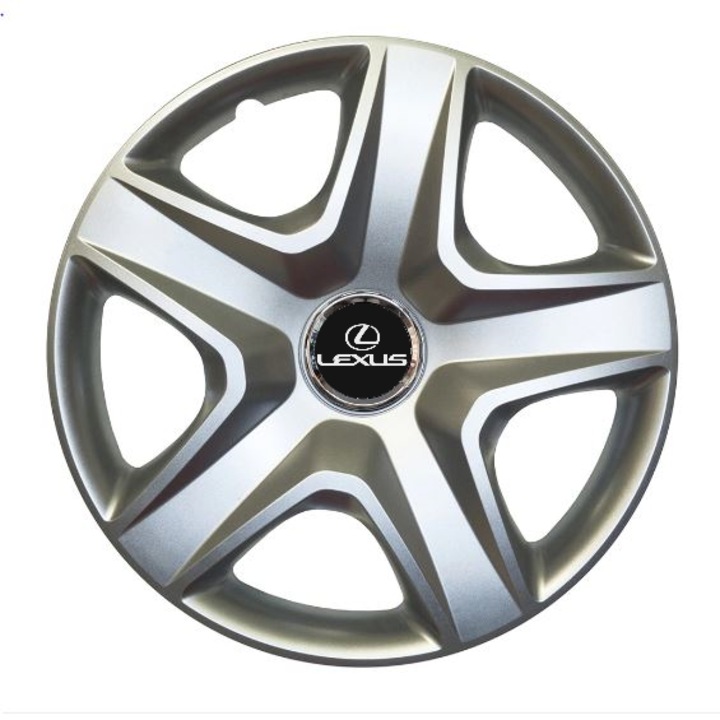 Set 4 Capace Roti Creative REY® R16, Potrivite Jantelor de 16 inch, Pentru Lexus, Model 418