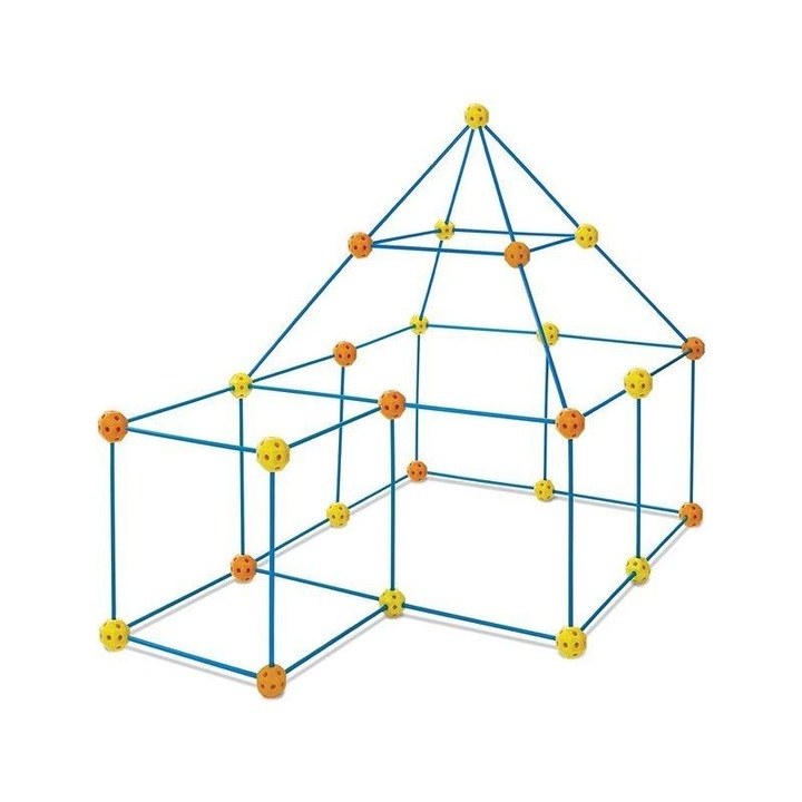Комплект за строене, 3 години+, 118 елемента, Многоцветен