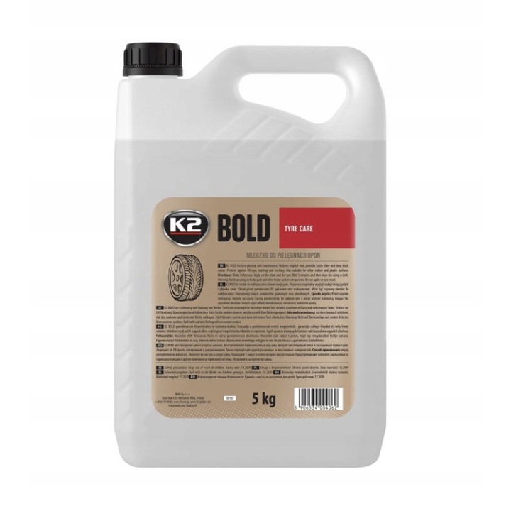 Lichid curatare pneuri, K2 Bold, 5 kg