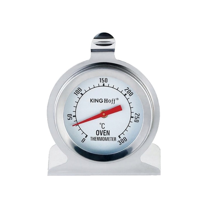 Termometru de bucatarie pentru masurarea temperaturii carnii, gri Kinghoff