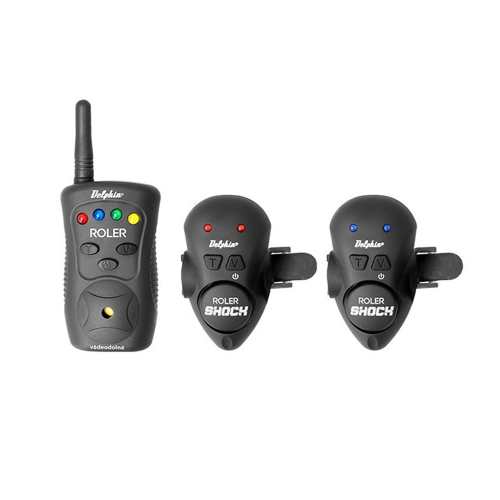 Set 2 avertizori si statie Delphin Roler Shock