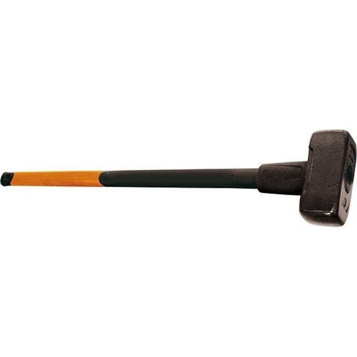 Чук Fiskars, въглеродна стомана, 6,13 кг, черен/оранжев