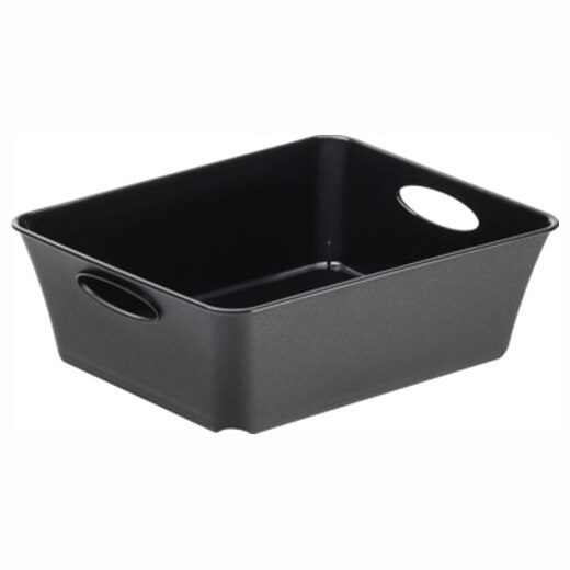 Cutie depozitare living Rotho, 1 l, negru