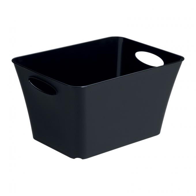 Cutie depozitare living Rotho, 11 l, negru
