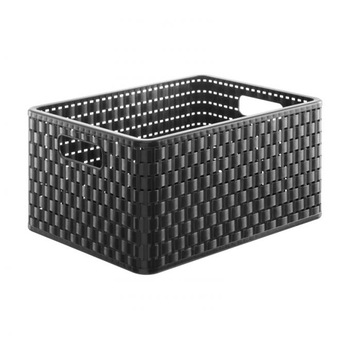 Cutie depozitare Rotho, A4, negru Cutie depozitare Rotho, A4, negru