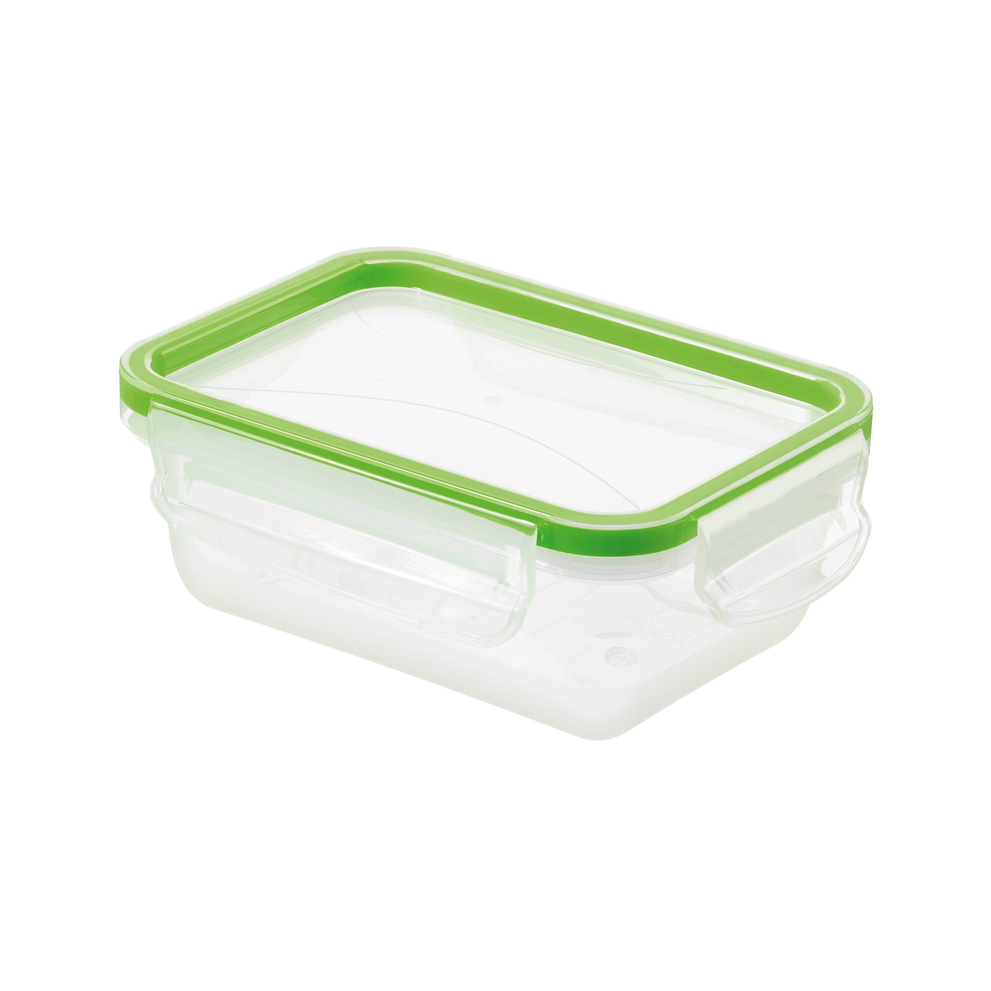Cutie frigider Clic & lock Rotho, 0.5l, transparent verde