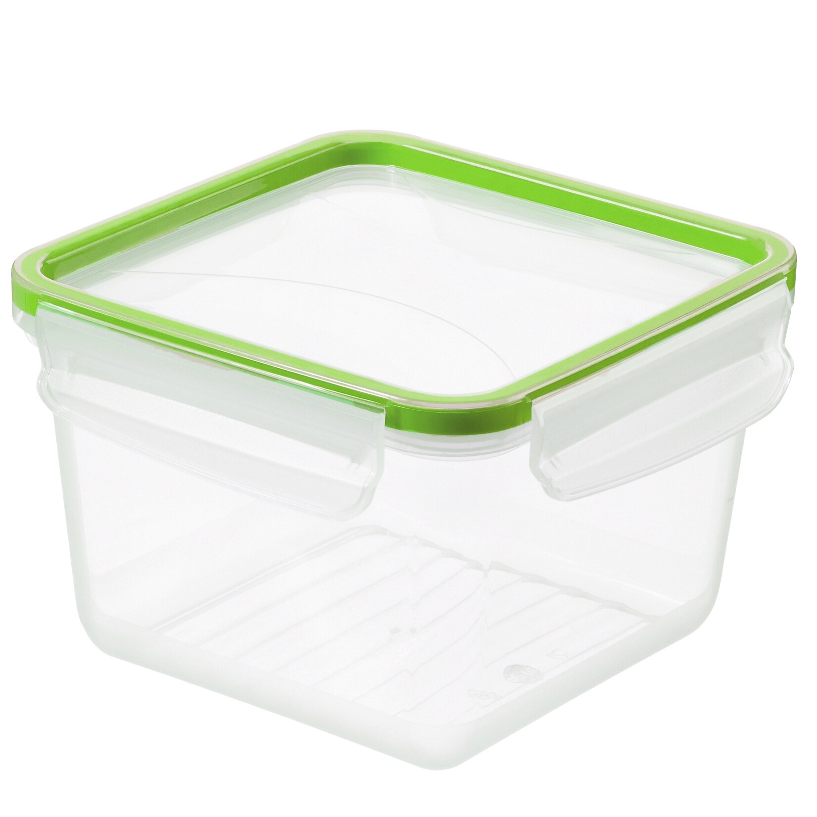 Cutie frigider Clic & lock Rotho, 1.4 l, transparent verde