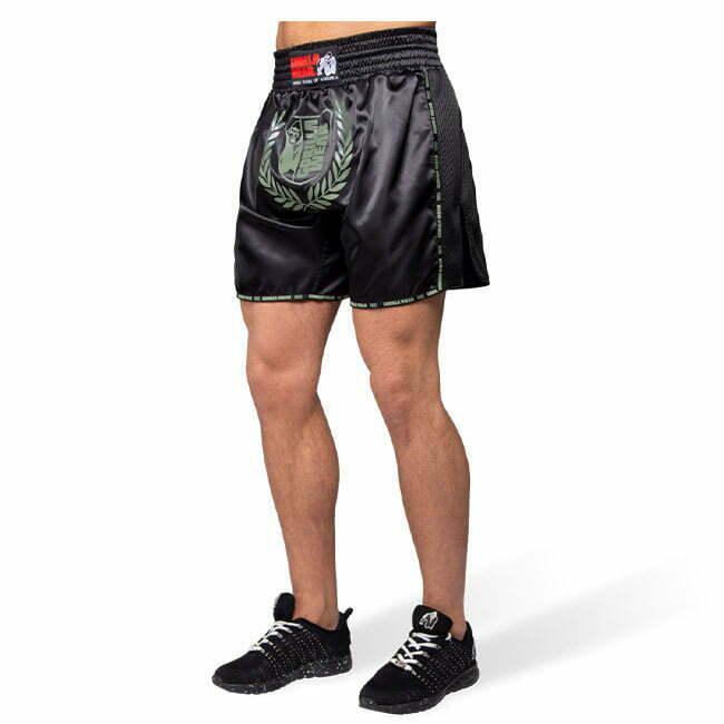 Pantaloni Boxe Thai BAY® Muay Thai - Pantaloncini Rossi, Neri, Blu, Bianchi, Rosa - MMA