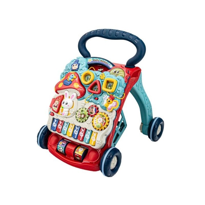 Jucarie de impins, Plastic, 12 luni+, Multicolor