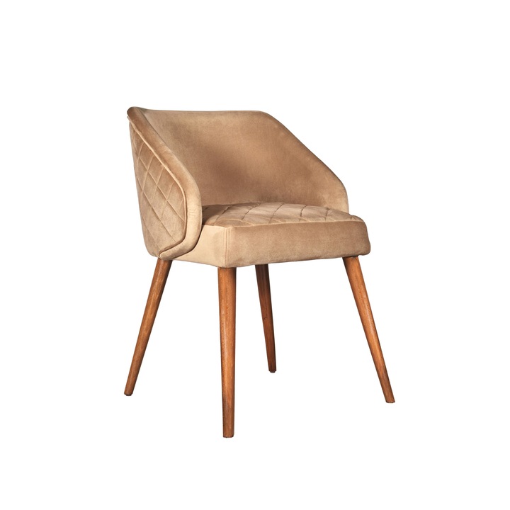 Трапезен стол Vaya Home, Biscottа, бежов