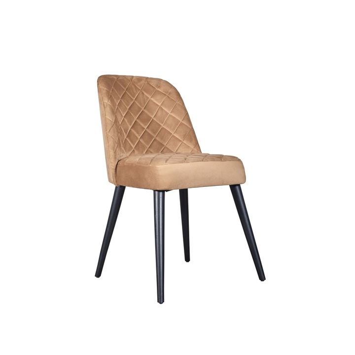 Трапезен стол Vaya Home, Frange, бежов