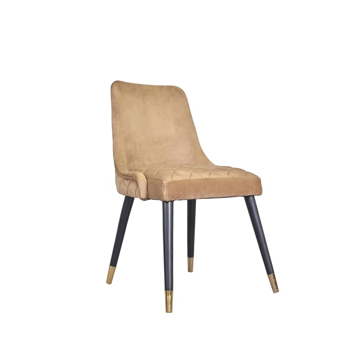 Трапезен стол Vaya Home, Brúnt, бежов