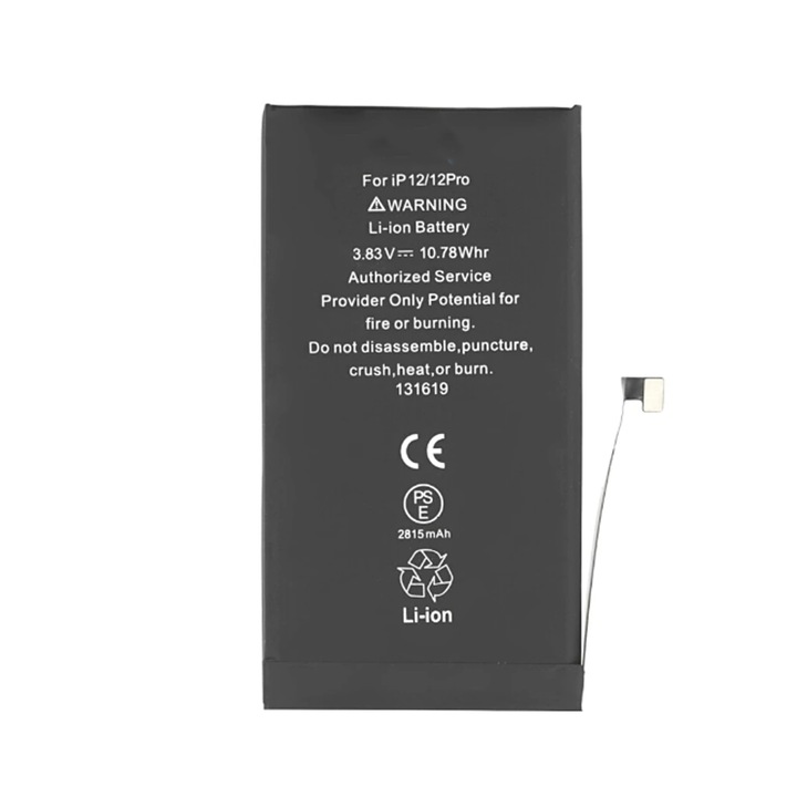 Baterie Compatibila cu Apple iPhone 12 Pro, Capacitate 2815 mAh, Lithium-Ion, Bulk